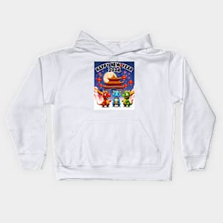 Happy Lunar New Year 2024!  Year of the Dragon! Kids Hoodie